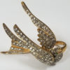 Crystal Dove Ring