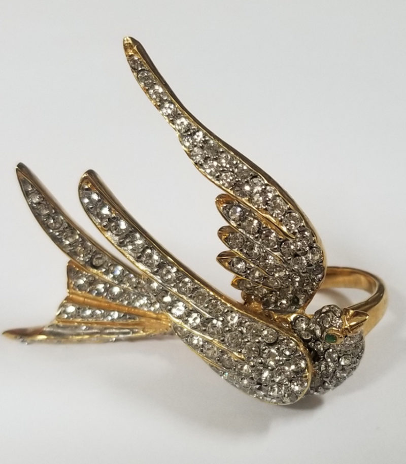 Crystal Dove Ring Carolyne Roehm