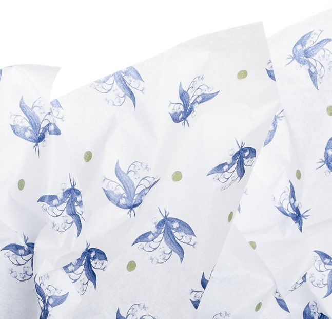 Lily Of The Valley Tissue Paper (blue) – Carolyne Roehm